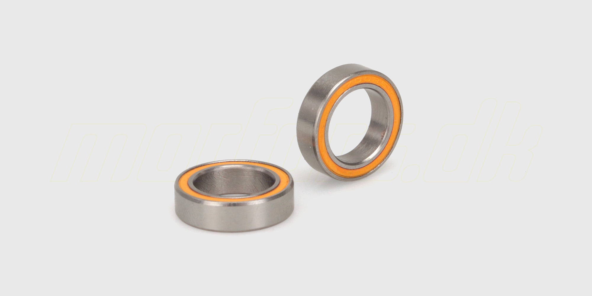 To sæt sølvfarvede kuglelejer i størrelsen 10x15x4 mm til fjernstyrede biler.