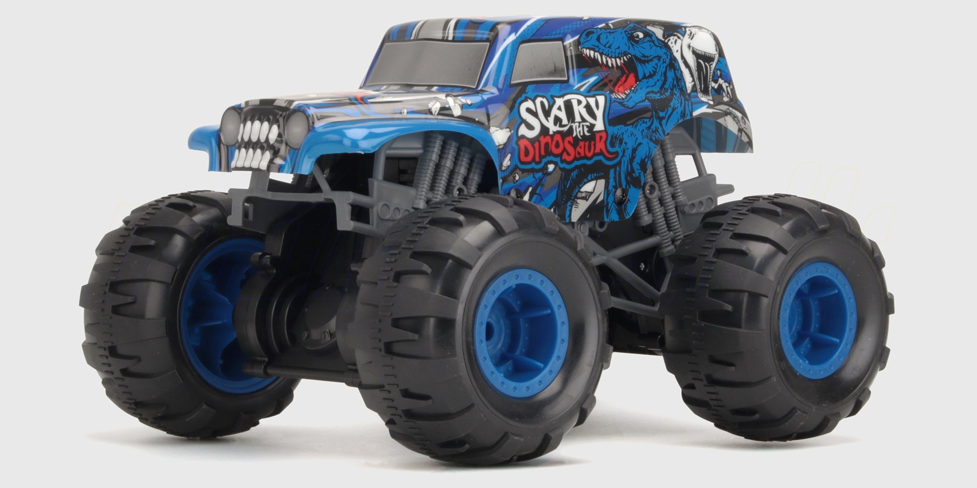 Flash4 MAX fjernstyret stuntbil i Shark-model balancerer på baghjulene ved hjælp af indbygget gyro.