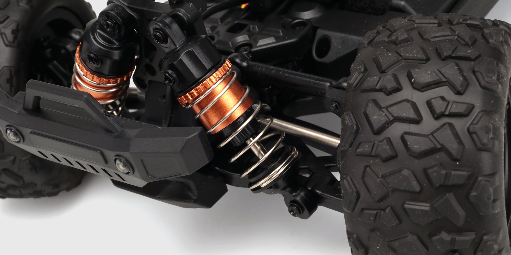 Nærbillede af motor og drivlinie på Hurricane Brushless