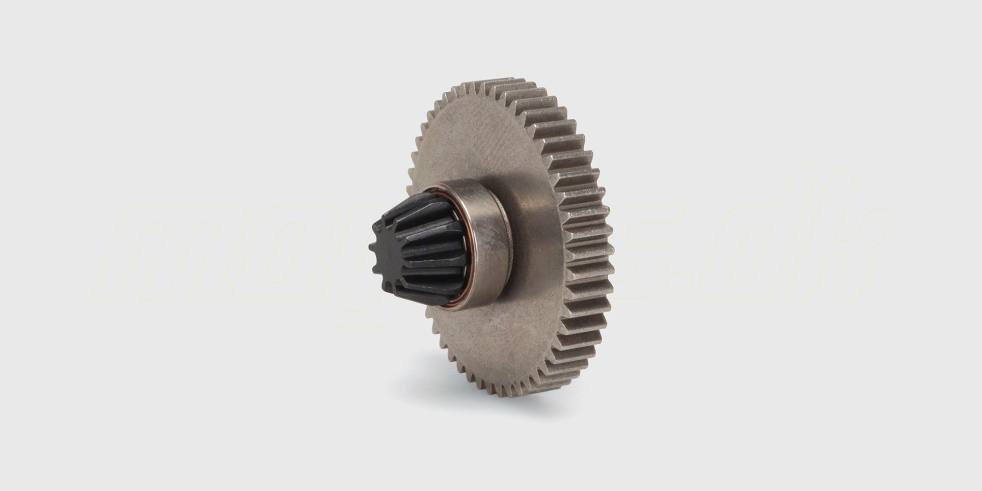 Robust HyperGo heavy duty spur gear i metal til opgradering af transmissionen på fjernstyrede biler.