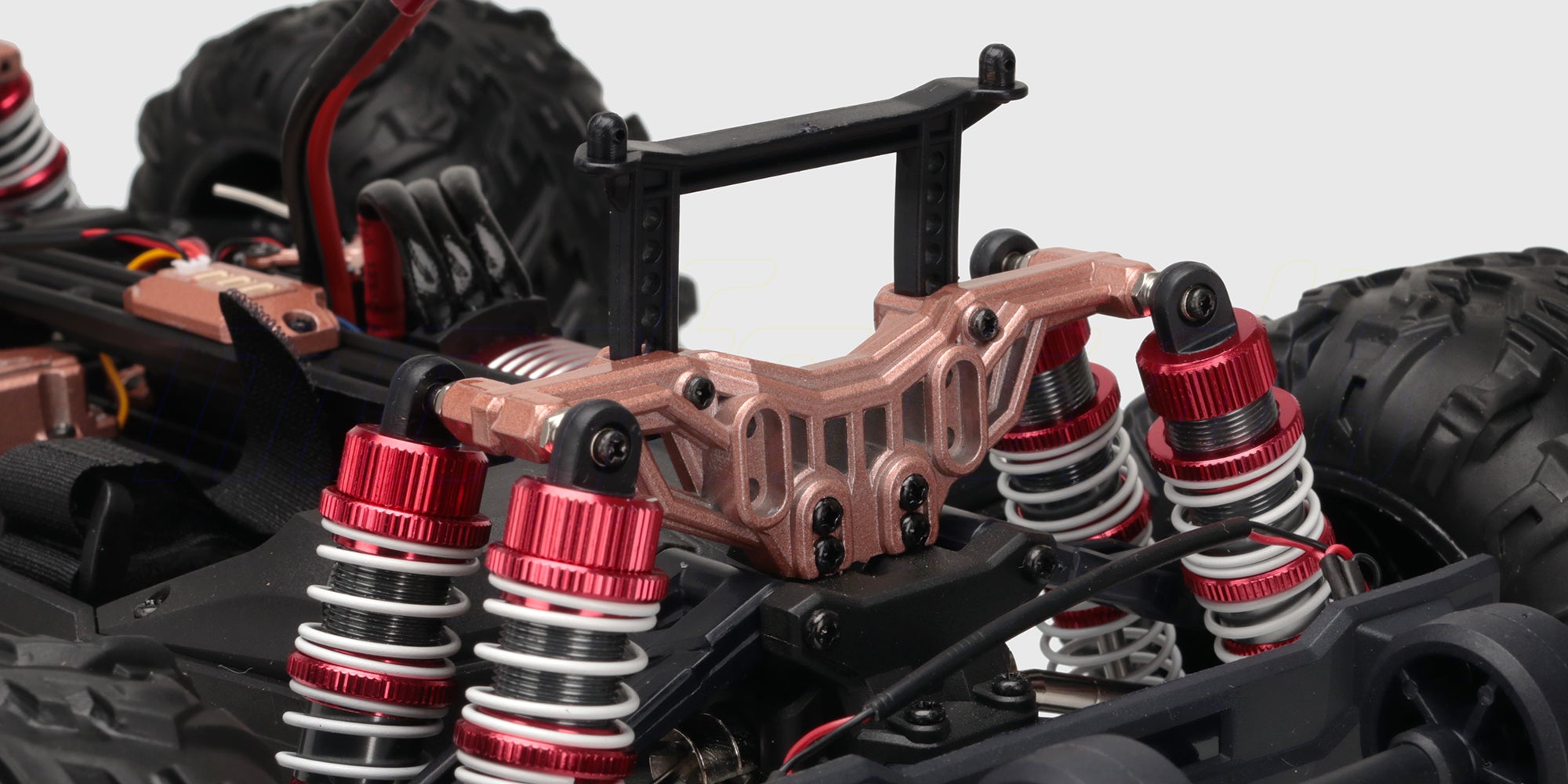 Robust undervogn med brushless motor og ståldele til XLH Race Truck fjernstyret bil.