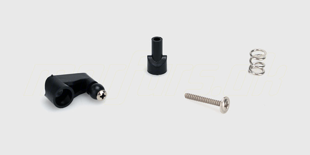 Hammer Servo Saver Assembly reservedel i sort plast til fjernstyret monster truck.