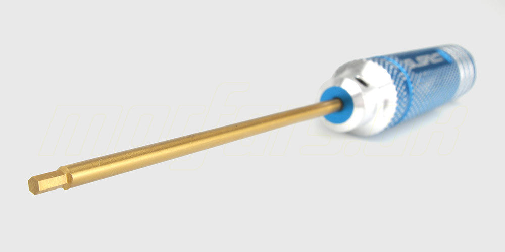 Sort RC Tech Tools Full Size unbraco skruetrækker med ergonomisk greb til vedligeholdelse af fjernstyrede biler.