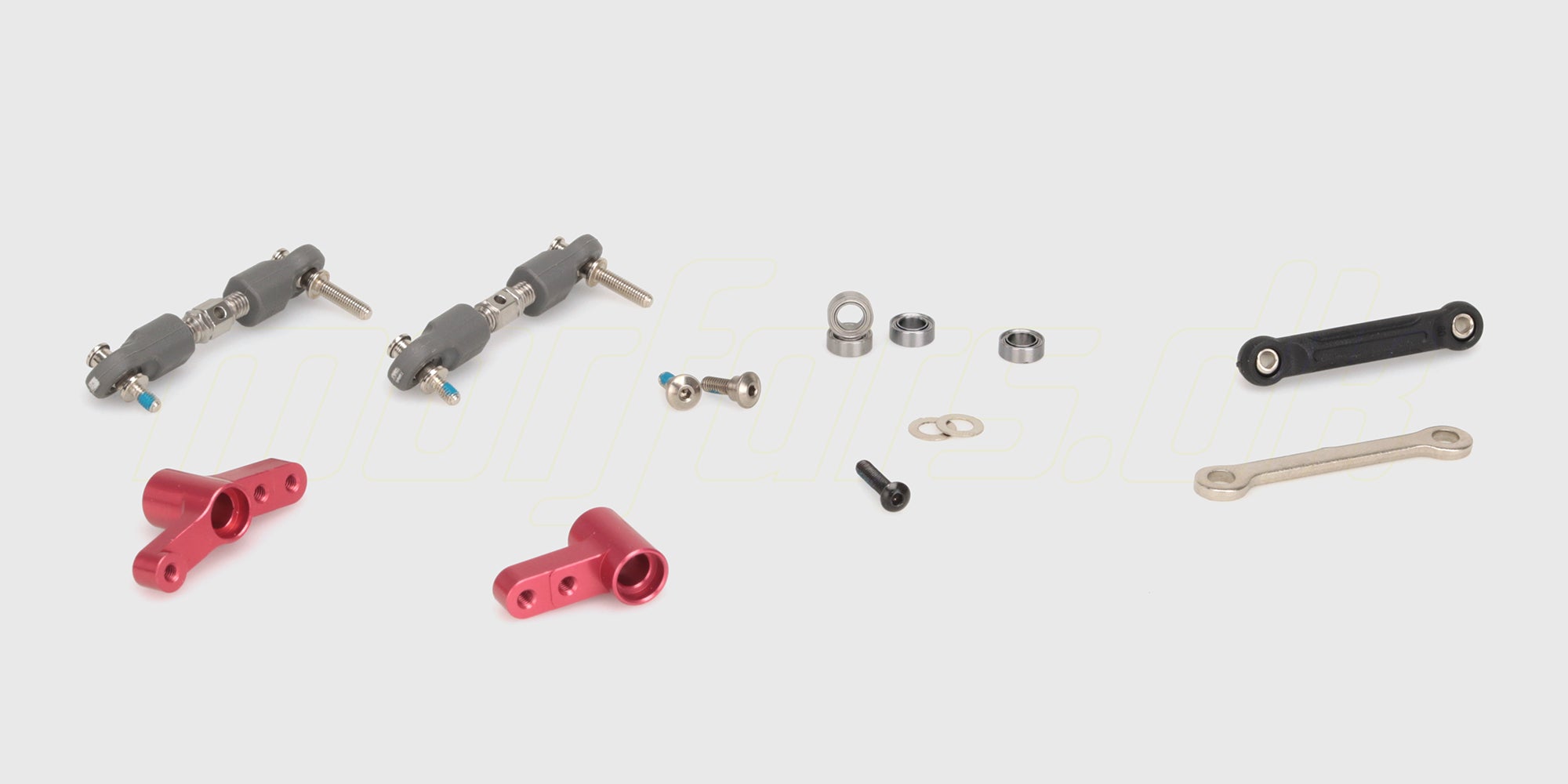 HyperGo EXtreme styretøj i aluminium til præcis styring og opgradering af fjernstyret bil.