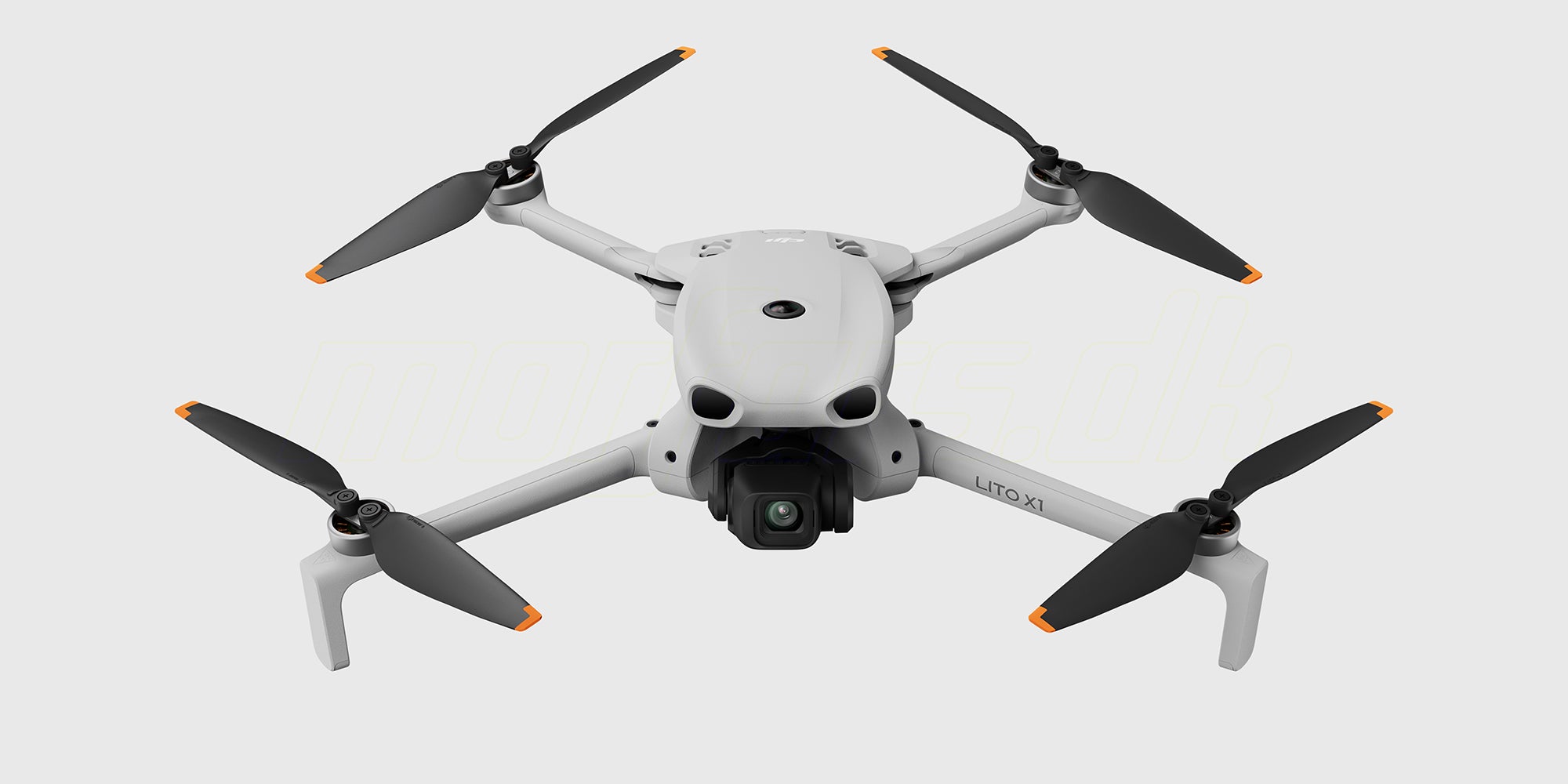 DJI Lito X1 foldet ud med synligt 4K-kamera og gimbal