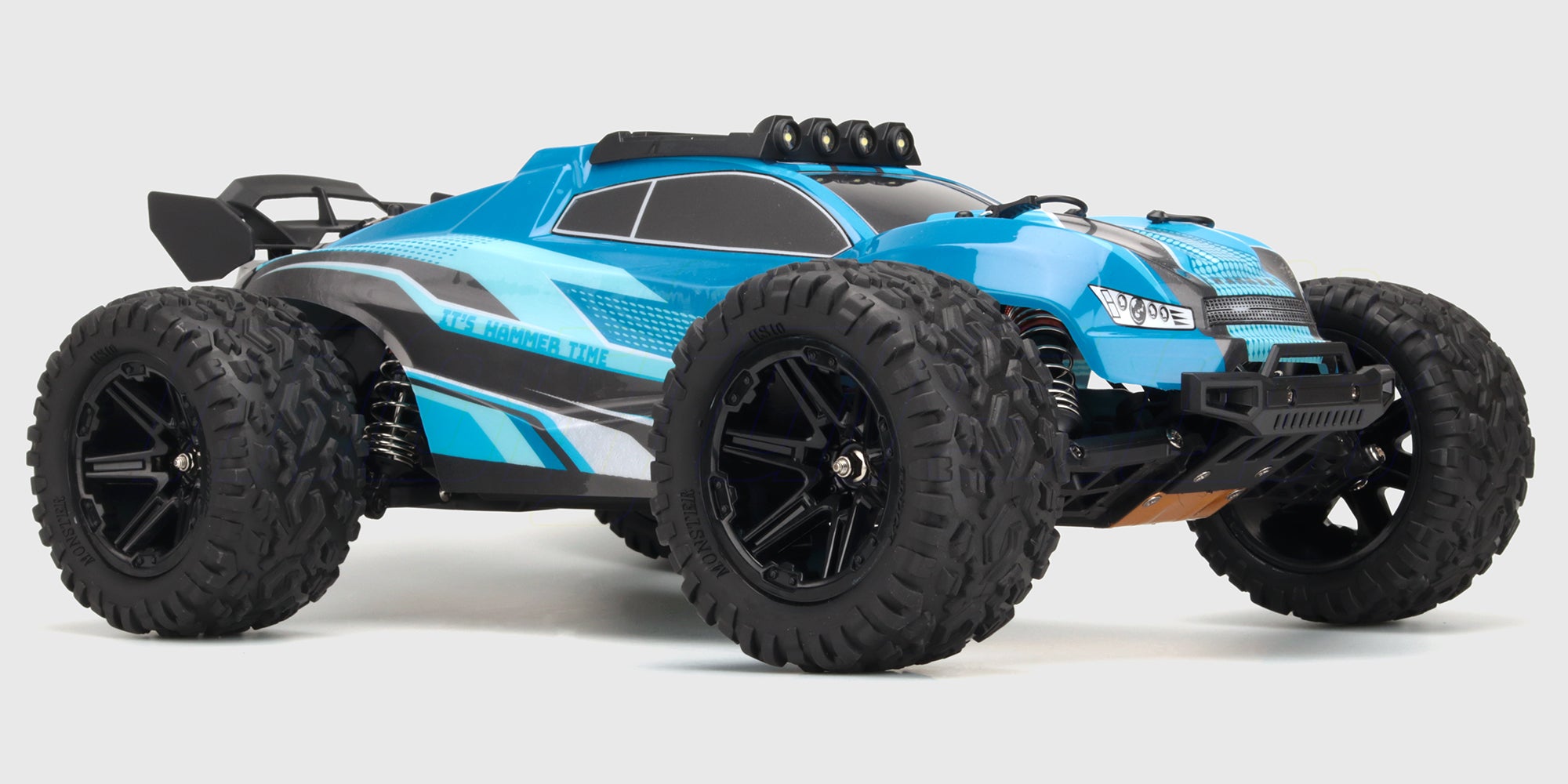 Blå hammer til hobbybrug og vedligeholdelse af fjernstyrede biler.