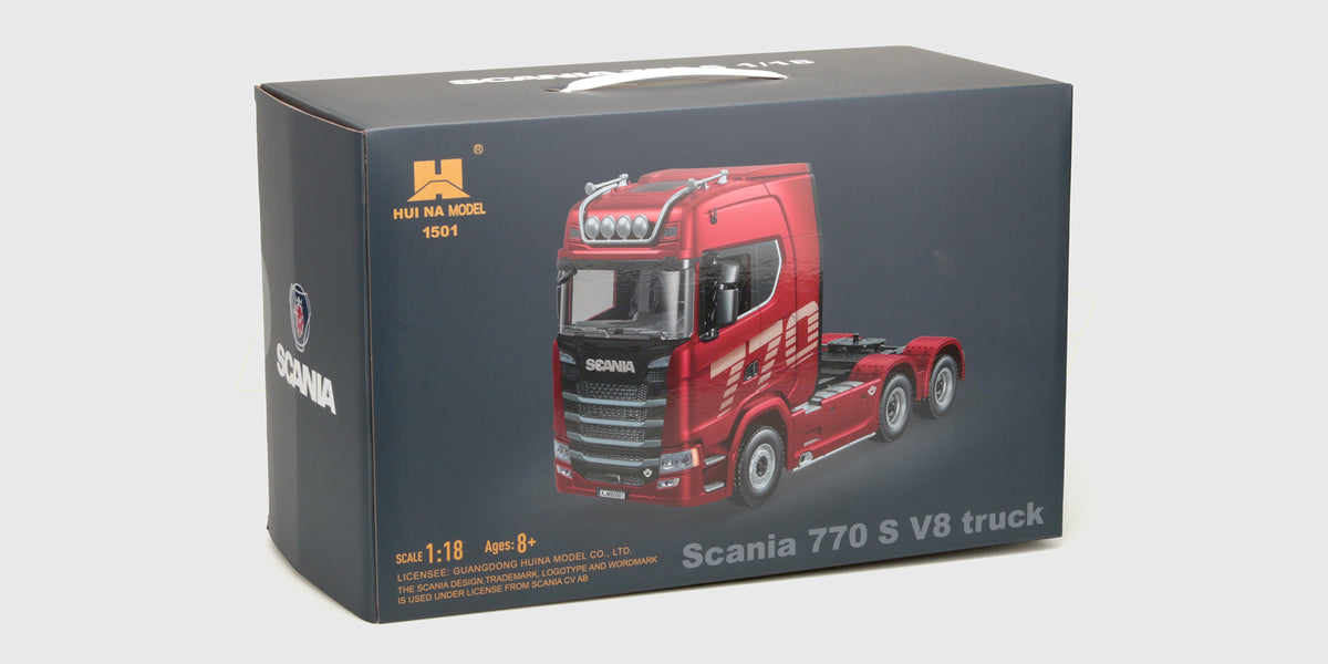 Huina Scania 770S mit Anhänger 1:18