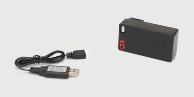 Kraftfuldt batteri og USB-oplader til Hurricane XL Monster Truck Brushless fjernstyret bil.