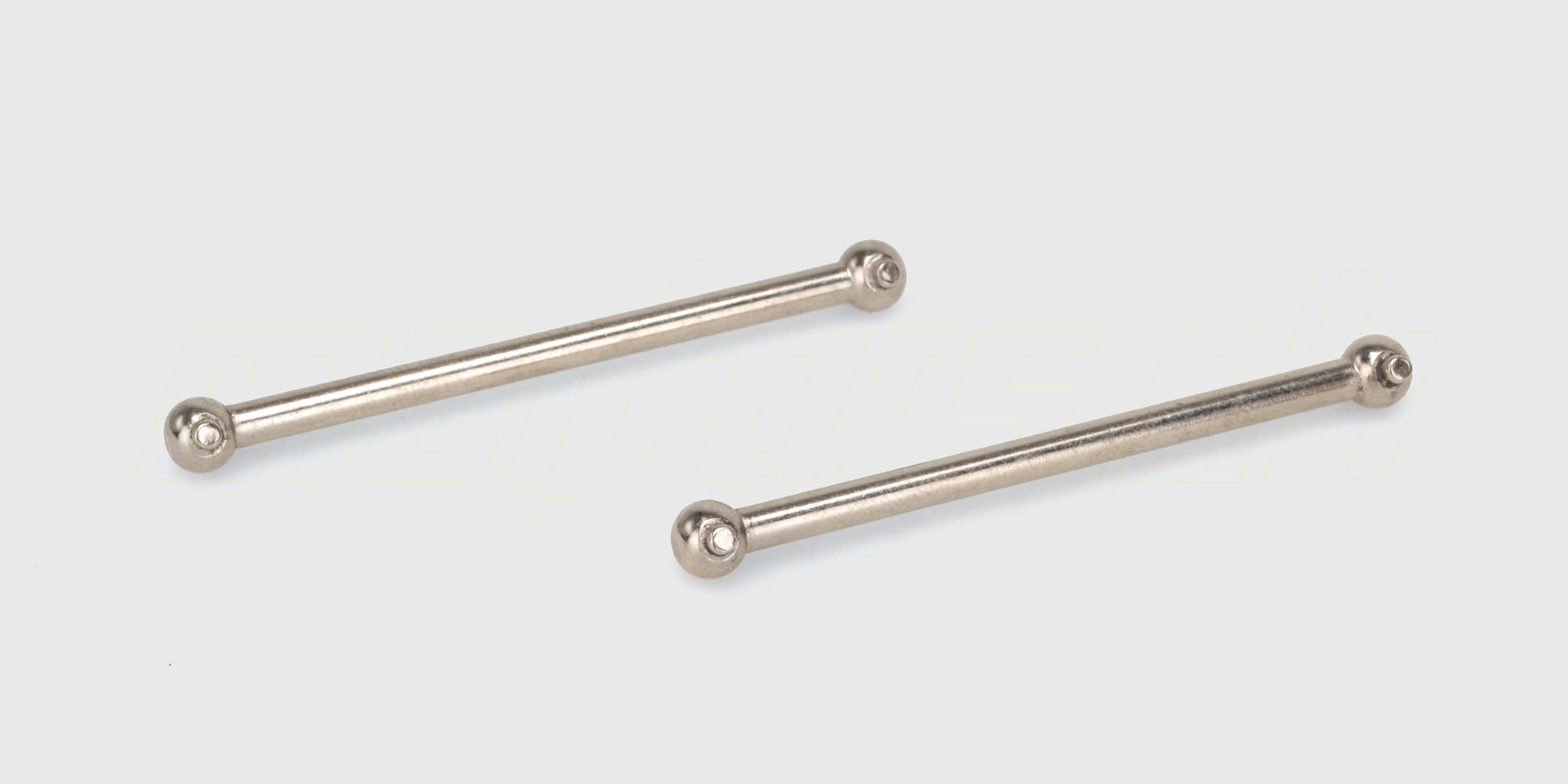 To sæt robuste drivaksler i sort metal til opgradering af Hurricane fjernstyret bil.