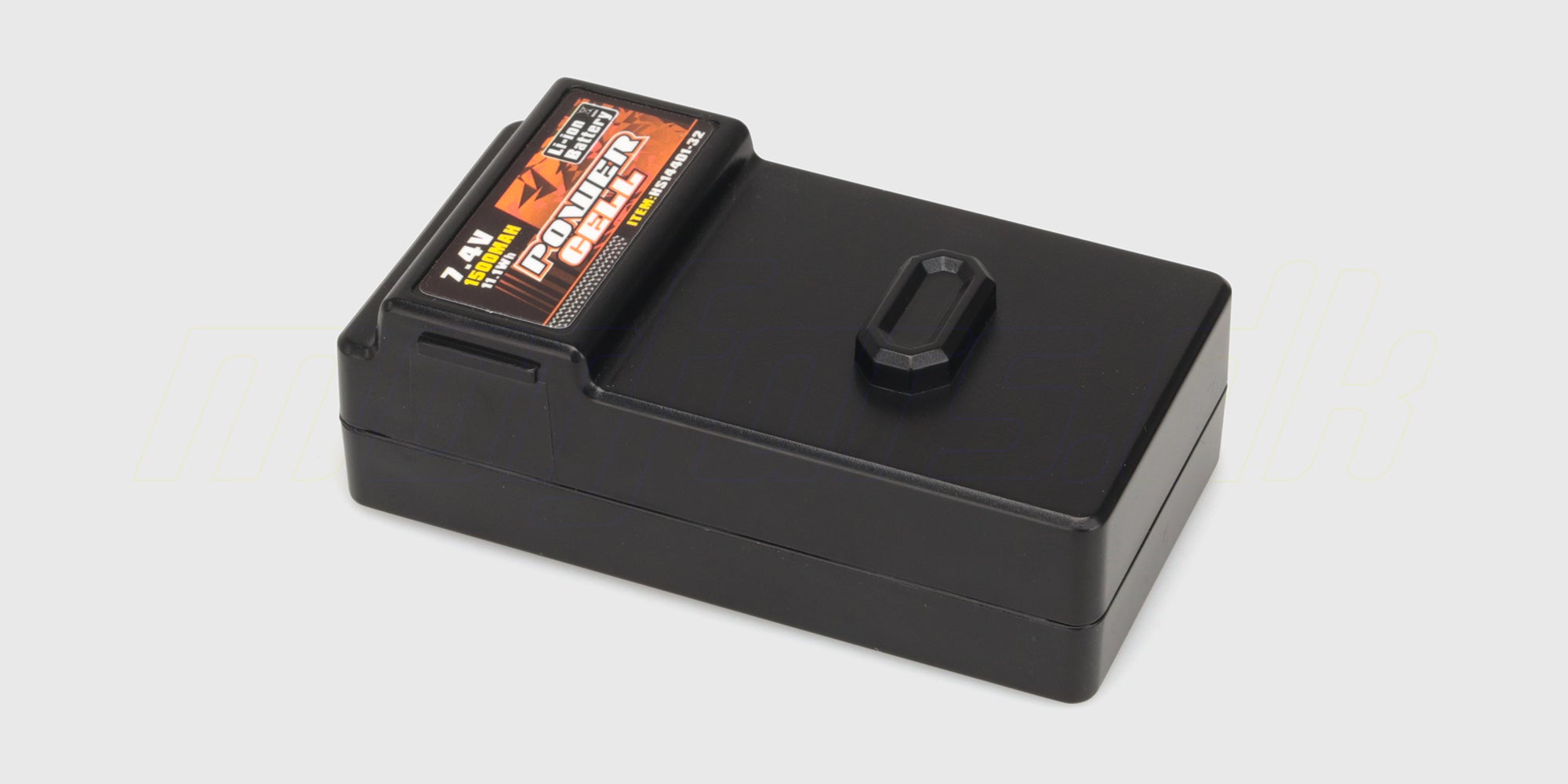 Hurricane XL Brushless fjernstyret racerbil i blå og hvid med store offroad dæk vist fra siden.