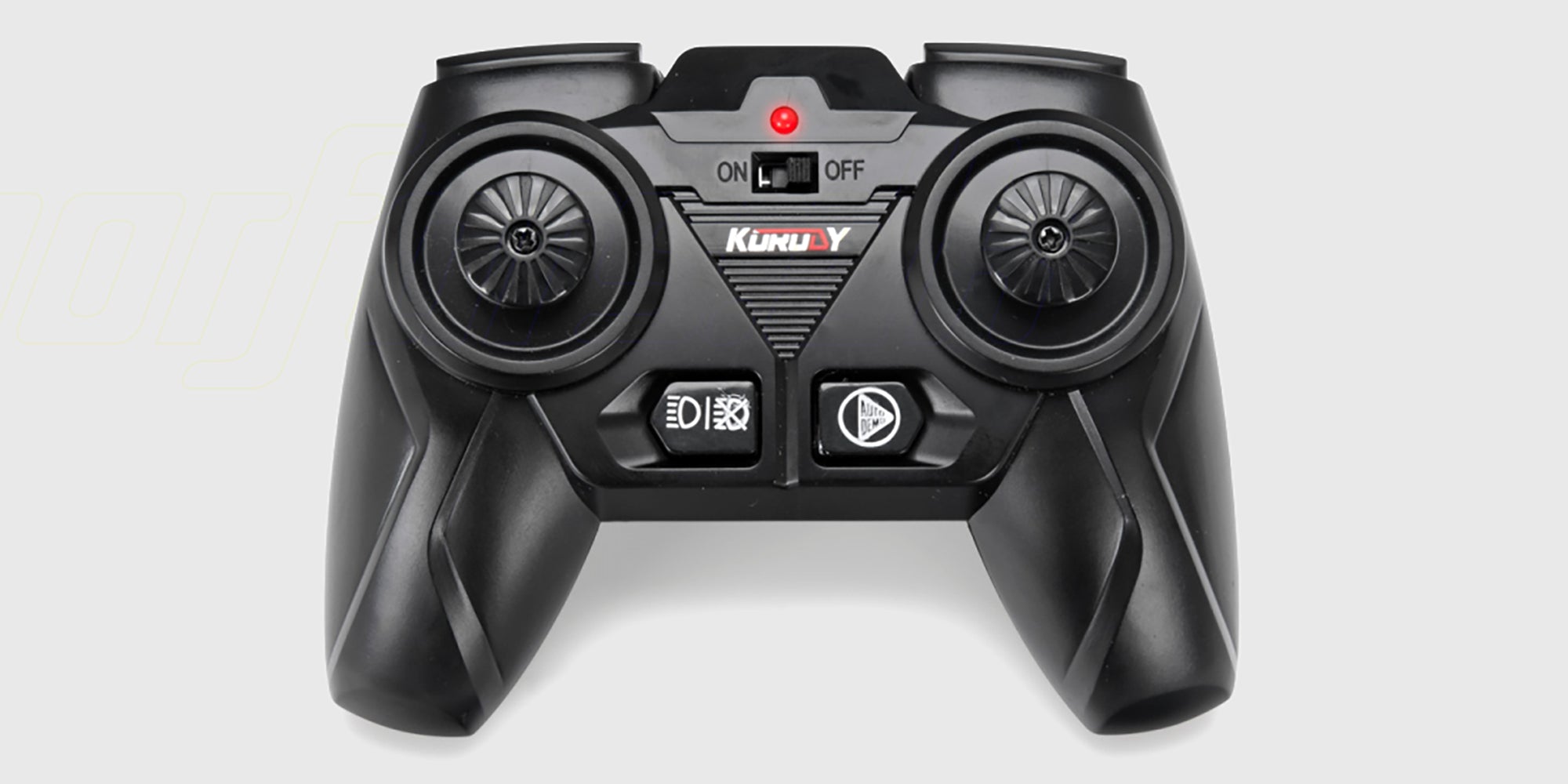 Grøn fjernstyret traktor med stor rød tipvogn og detaljerede dæk til leg.