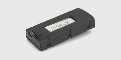 Sort genopladelig batteripakke til XY02 Brushless drone i holdbart plastdesign.