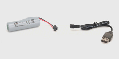 Orange Firedance Stunt Truck fjernstyret bil med store dæk og blåt chassis vist på hvid baggrund.