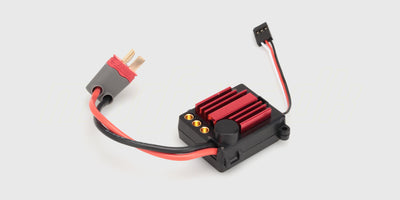 HyperGo Brushless ESC 45A fartregulator med ledninger og guldstik til MJX fjernstyrede biler.