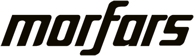 Morfars logo i sort