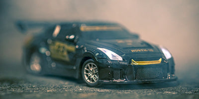 Mini BTD i sort GTR modellen med kraftigt lys og gode køreegenskaber 