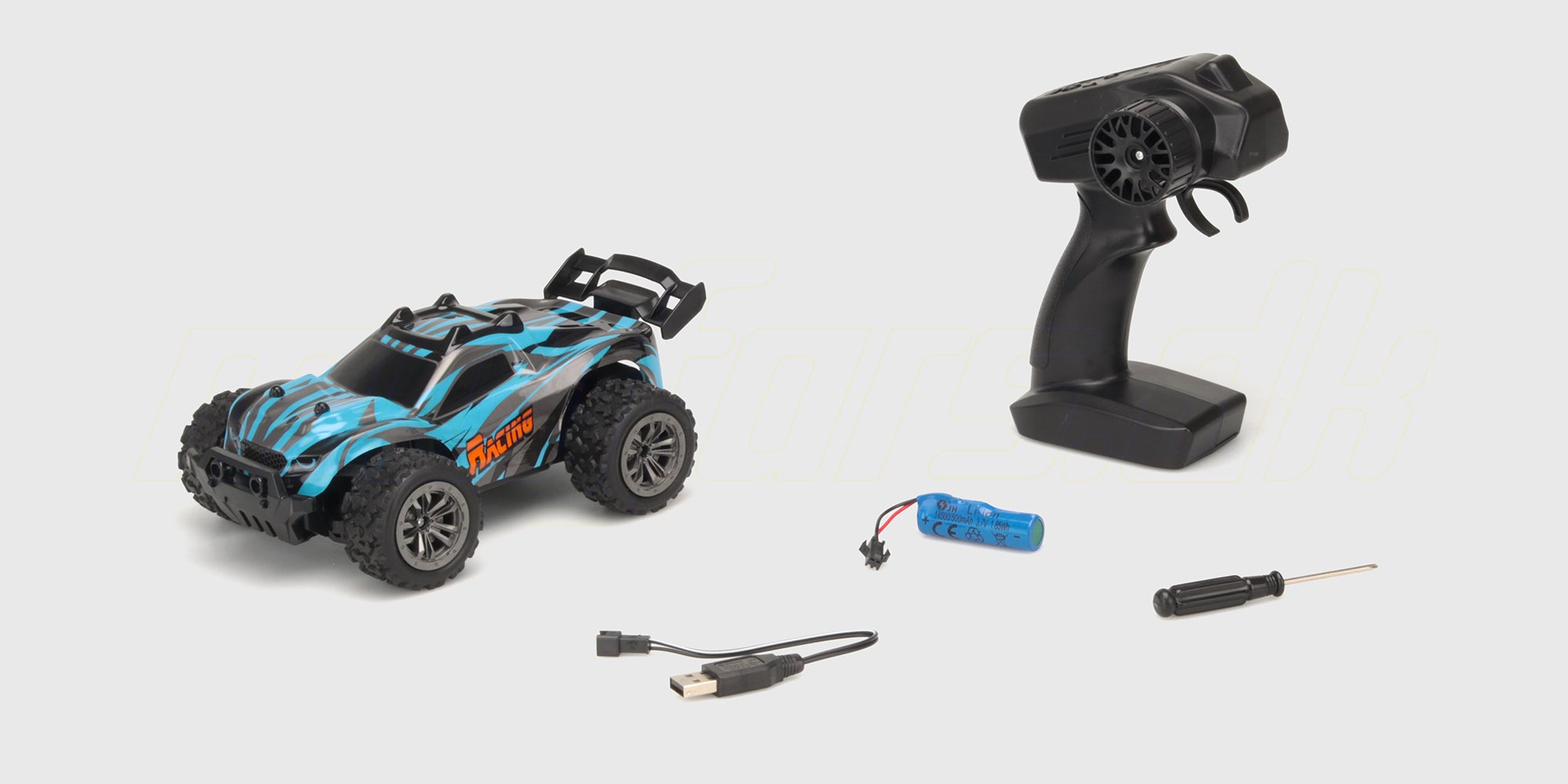 Rapid Monster Truck fjernstyret bil i original emballage klar til udpakning.