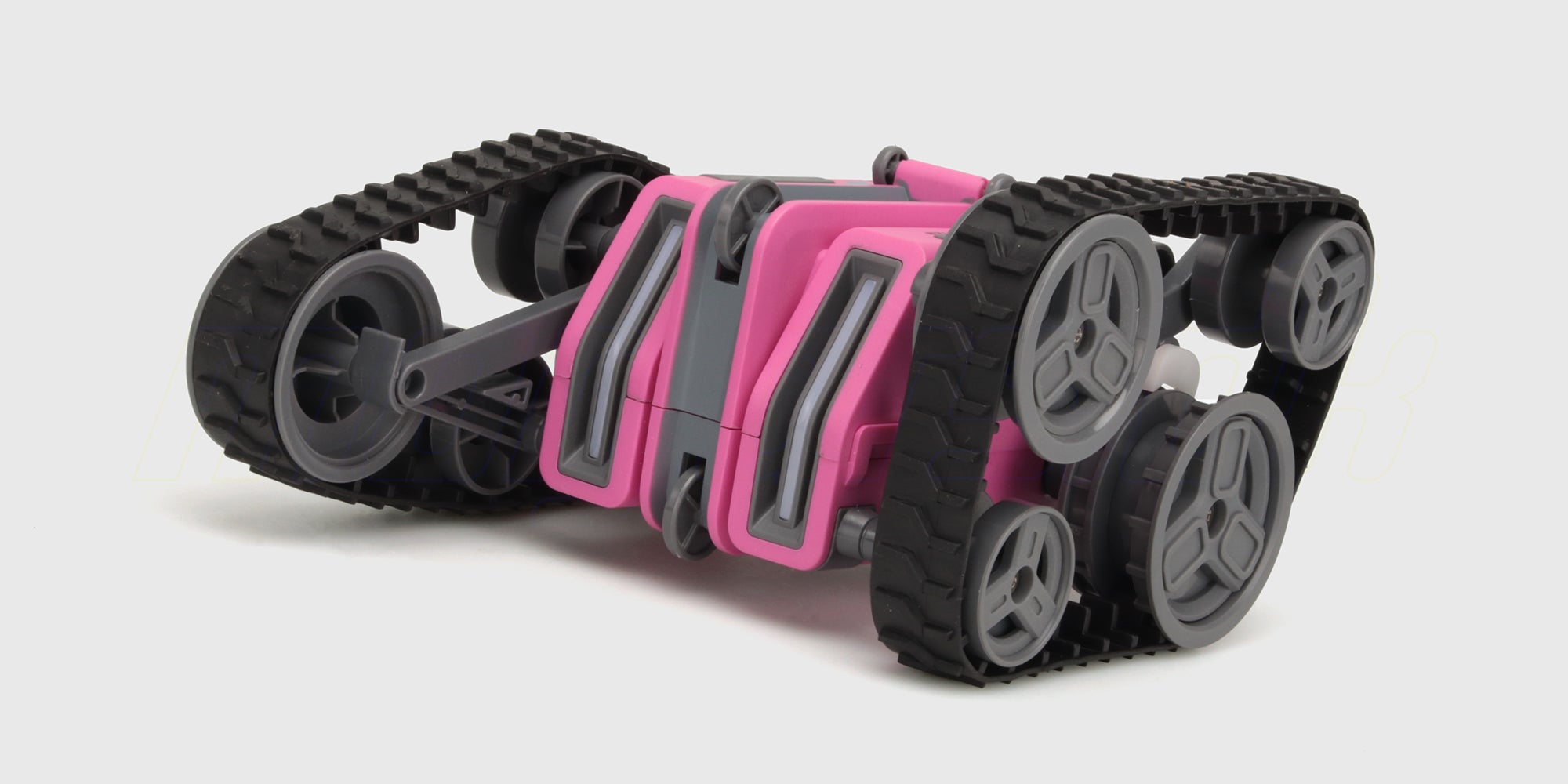 Fjernstyret Stunt Tank med larvefødder og 360-graders flip-funktion til vild kørsel.