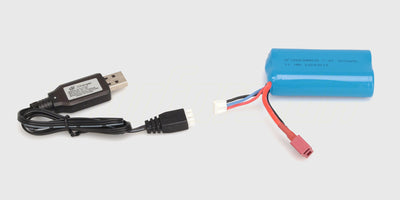 Hvid og rød Storm V8 Superboat fjernstyret speedbåd med to v8-motorer og præcis rorstyring.