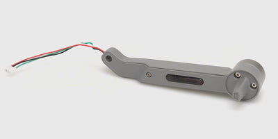 Sort bærearm i plast til Recon XV1 fjernstyret bil, vist på hvid baggrund som reservedel til hjulophæng.