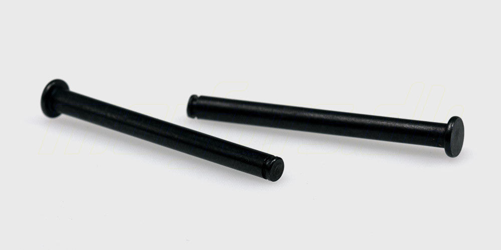 Metalpind til montering af yderste bærearm bagpå fjernstyret bil, robust reservedel i stål.