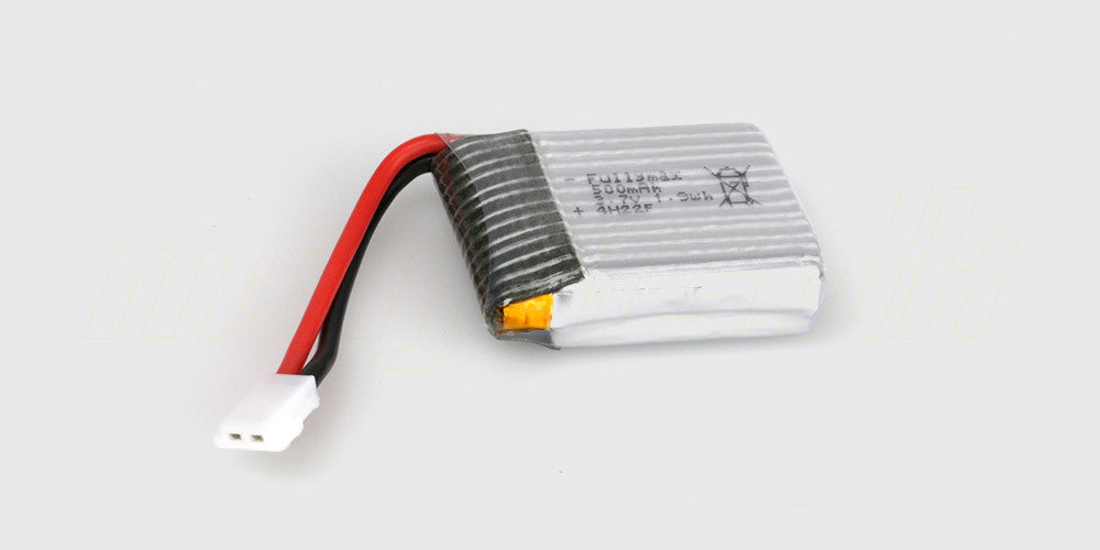 F949 batteripakke med hvidt stik til Cessna 182 fjernstyret fly.